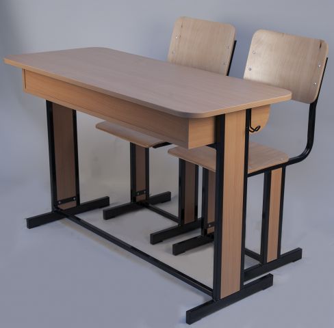 trade Reproduce Say aside Set mobilier scolar dublu SAFIR - banca dubla si 2 scaune fixe- eduvolt.ro