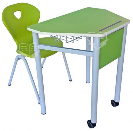 Set mobilier scolar TRAPIX - blat MDF laminat