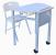 Banca scolara cu rotile TRAPIX - blat MDF laminat