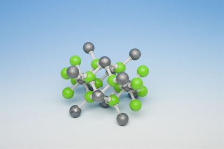 Structură cristalină fluorură de calciu - MOLYMOD®