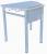 Set mobilier scolar TRAPIX - 4P - H=80cm