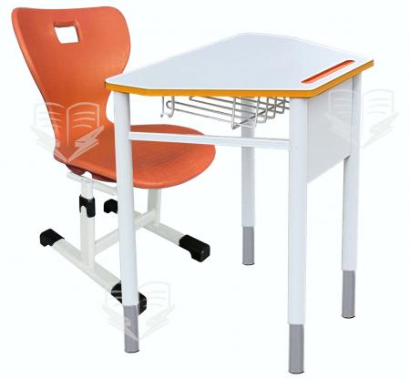 Set mobilier scolar reglabil TRAPIX - RY - blat MDF laminat