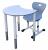 Set mobilier scolar reglabil ARC - blat CDF