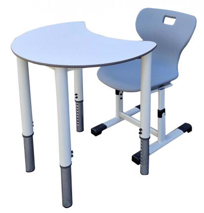 Set mobilier scolar reglabil ARC - blat CDF