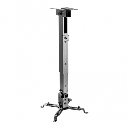 Suport videoproiector tavan EATV2, negru, reglabil, 43-65 cm
