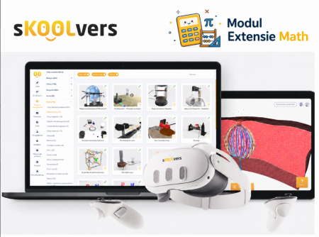 Software sKOOLvers Licenta Modul Extensie Math, lectii interactive in timp real, licenta 1 / 3 ani (Necesita licenta de baza sKOOLvers Study sau StudyQuizz)