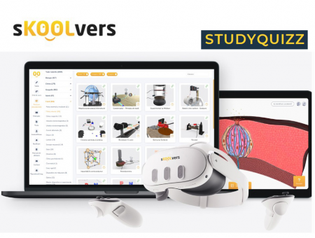 Software sKOOLvers Licenta Display StudyQuizz, lectii interactive in timp real, licenta 1 / 3 ani (Android/Tizen/Win)