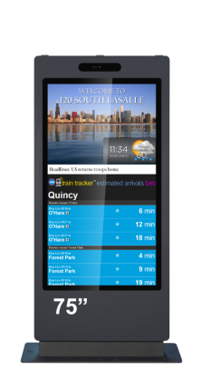Kiosk / Totem Outdoor 75'' Android11 - EVOBOARD 750ODLAZ ,display 75", 4K, 4000nits