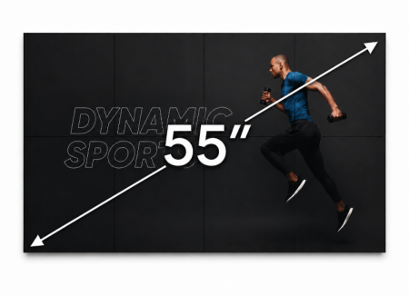 Display SMART Signage pentru VideoWall LG 55VL5PJ - Bezel 3.5mm edge to edge, Player incorporat,500 nits