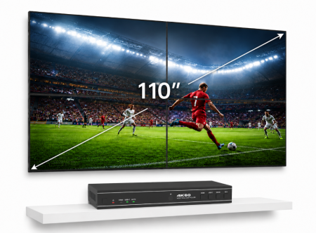 Solutie Videowall SWEDX 110'' format 2 x 2, 4K Controller HDMI OUT 2 x 2, bezel 3.5mm - TG26