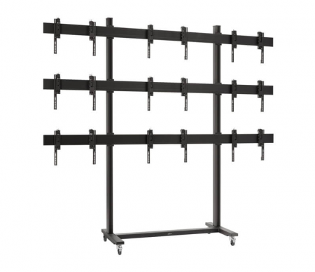 Stand Videowall 3x3 Vogel's TVW3355 cu baza mobila