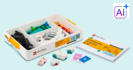 45522 LEGO® Education Computer Science & AI Kit 6-8, 4 elevi, 11 ani + Cod produs: LEGO-45522
