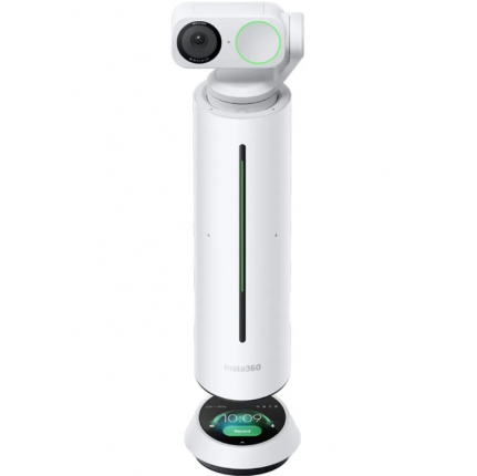 Pachet videoconferință Insta360 Wave + Link 2 alb 4K AI pentru săli mici și birou hibrid