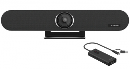 All-In-One 4K Conferencing VideoBar BYOM Bundle,RB10 Kit,Senz.Optic 20 MP, ±15° mPTZ+ePTZ,120°DFoV, 5x Dig.Zoom,Group Framing,Voice Tracking,Smart Gallery,HDMI out,6m voice pick-up
