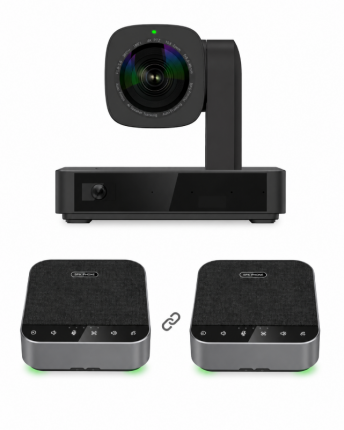 Pachet videoconferință 4K BYOM cu cameră PTZ, 2x speakerphone wireless POD8 – Large Room