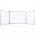 Tabla Magnetica Triptica - 120x360 cm - Whiteboard - Scolara