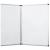 Tabla Magnetica Triptica - 120x360 cm - Whiteboard - Scolara
