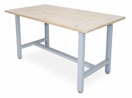 Banc de Lucru Metalic MECANO 1500 Start, Blat Lemn Masiv