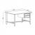 Banc de Lucru Metalic MECANO 1200 S2 – 2 Sertare, Blat Lemn Masiv