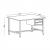 Banc de Lucru Metalic MECANO 1500 S2 – 2 Sertare, Blat Lemn Masiv