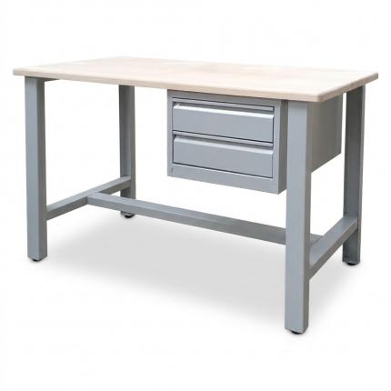 MECANO 1500 S2, banc atelier, banc 2 sertare, banc metalic, banc lucru 1500, mobilier atelier, masă lucru atelier