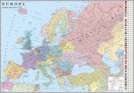 Europa. Harta politică -2000x1400 mm