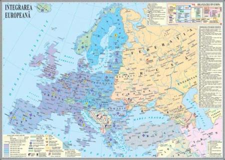 Europa după anul 1989. Integrare europeană - 1400x1000 mm