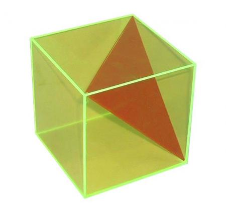 Cub in sectiune triunghiulara