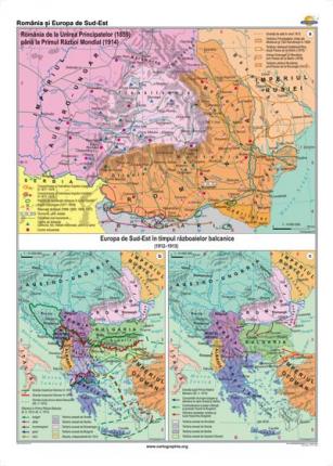 România şi Europa de Sud-Est (1859-1914)-1400x1000 mm