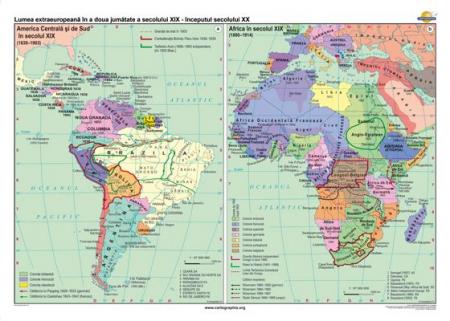 Lumea extraeuropeana in a doua jumatate a secolului XIX-inceputul secolului XX -1400x1000 mm