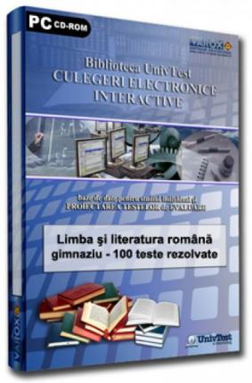 Culegere Lb.românã EN (100 variante teste cu rezolvãri complete)