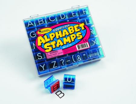 Stampile Alfabet - Litere mari de tipar