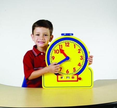 Ceasul profesorului - analog si digital - 12 ore-H=40 cm
