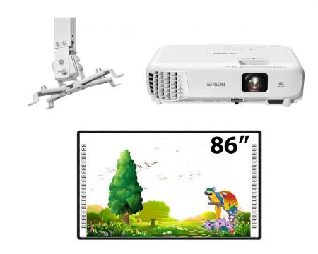 Pachet DonView DB-86IND-H03 + Videoproiector + Suport Videoproiector