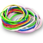 Benzi elastice colorate -  set de 250 buc