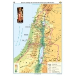 Cele 12 seminţii ale lui Israel în Canaan (sec XIII–XII î. Hr.) -1400x1000 mm