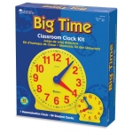 Set ceasuri pentru clasă (12 ore) format din: 1 ceas mare+24 ceasuri mici