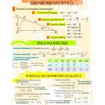 Geometrie sintetica, analitica, trigonometrie - dim. 70x100 cm