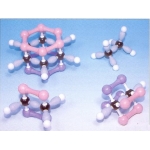 Model molecular orbital - Benzen, Etan, Etenă, Etină - MOLYMOD®