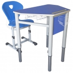 Set mobilier scolar reglabil TRAPIX - RY - blat MDF laminat