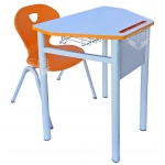 Set mobilier scolar TRAPIX - 4P - H=80cm