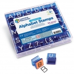 Stampile Alfabet - Litere mari de tipar