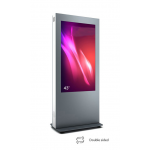 Totem de interior cu doua fete B04 , B04V43N-SAB, pentru display 43'',fara sticla securizata frontala