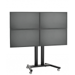 Stand VideoWALL Vogel's cu baza mobila 2x2, maxim 30 de kgr per display, maxim 50 inchi per display