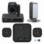 Pachet videoconferință 4K BYOM cu cameră PTZ, stație de andocare și speakerphone wireless POD7 – Medium Room