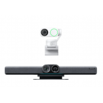 Pachet videoconferință Insta360 Connect + 1x Link 2 alb – 4K AI, pentru săli medii și mari de conferință