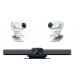 Pachet videoconferință Insta360 Connect + 2x Link 2 alb – 4K AI, pentru săli medii și mari de conferință