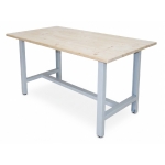 Banc de Lucru Metalic MECANO 1500 Start, Blat Lemn Masiv