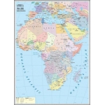 Africa. Harta politică  -1400X1000 mm
