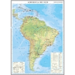 America de Sud. Harta economică -1400x1000 mm